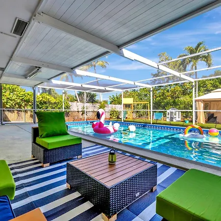 Villa Ft Lauderdale Xl Pool, Playground, Bbq, Beach, Family Paradise
